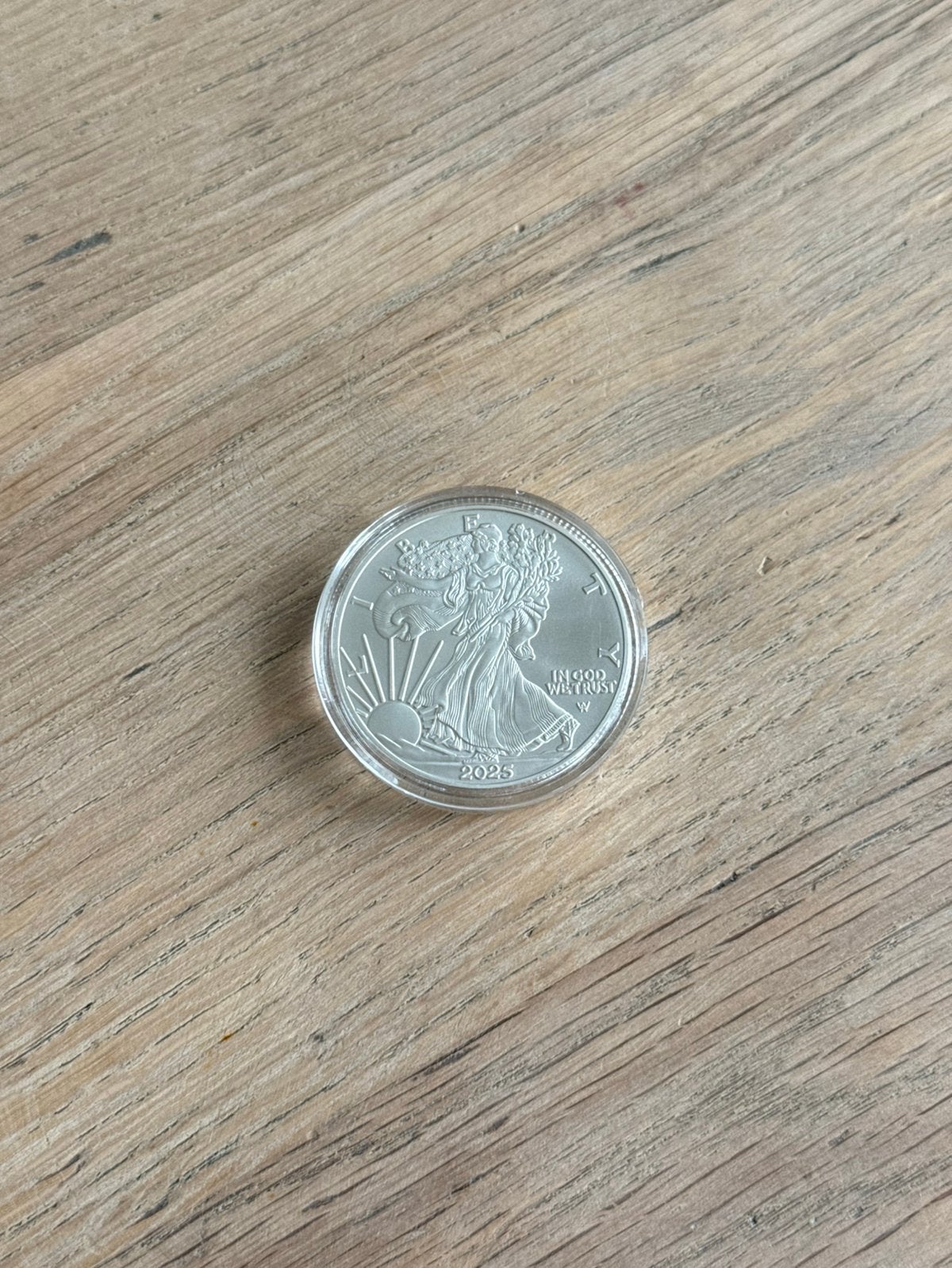 999 zilver 1oz American eagle 2025, Postzegels en Munten, Ophalen of Verzenden, Zilver