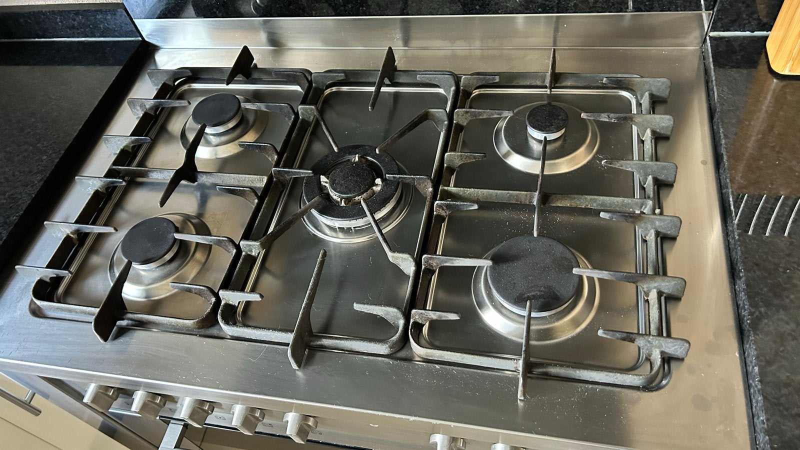 Solitaire Gasfornuis met Elektrische Hetelucht Oven, Witgoed en Apparatuur, Ophalen, Gebruikt, Hete lucht, 60 cm of meer