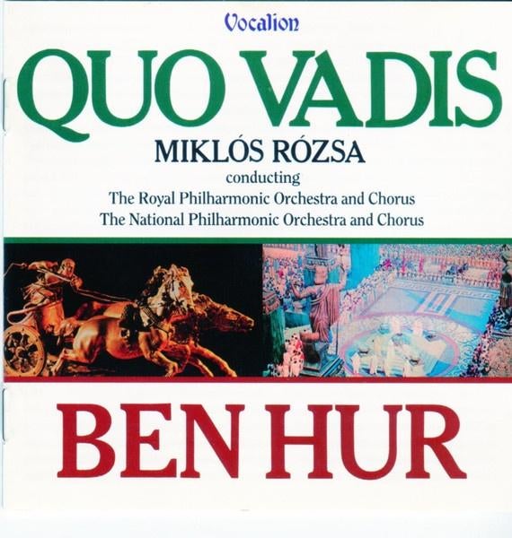 ROZSA Quo vadis & Ben Hur 2 - CD SOUNDTRACK VOCALION, Gebruikt, Boxset, Modernisme tot heden, Ophalen of Verzenden
