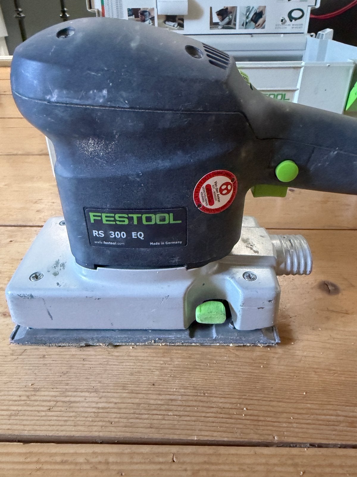 Festool RS 300 EQ Vlakschuurmachine - Gebruikt, Ophalen of Verzenden, Gebruikt, Minder dan 600 watt, Vlakschuurmachine