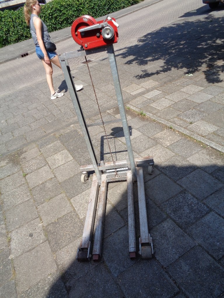 zware goederenheffer, Ophalen