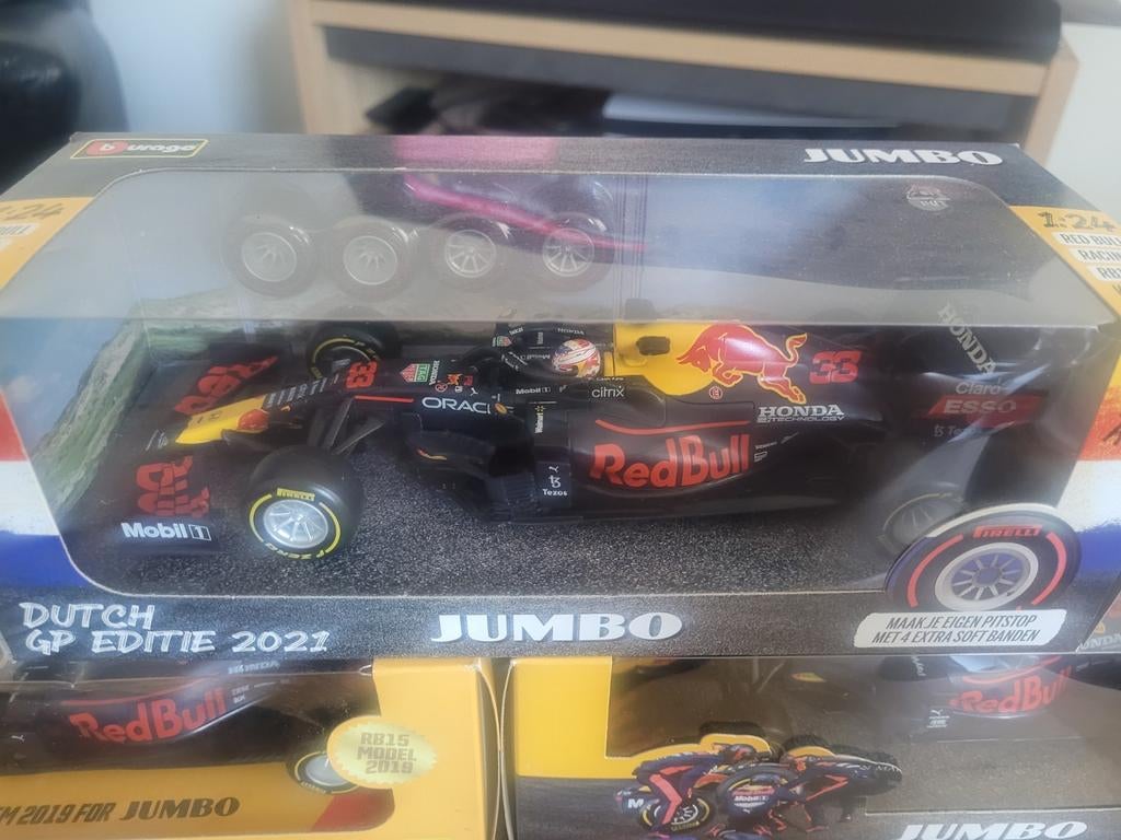 Max verstappen formule f1, Hobby en Vrije tijd, Modelauto's | 1:24, Auto, Burago, Nieuw, Ophalen of Verzenden