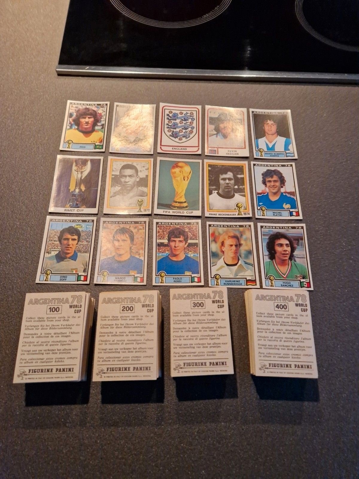 Complete losse set Panini WK Argentinië 78 stickers, Ophalen of Verzenden, Gebruikt, Overige sporten, Poster, Plaatje of Sticker