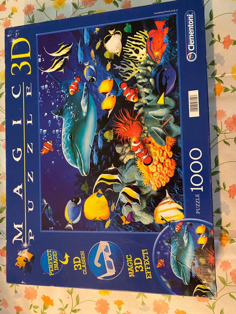 Puzzel 1000 stukjes 3D oceaan Nieuw!!, Ophalen of Verzenden, 500 t/m 1500 stukjes, Nieuw