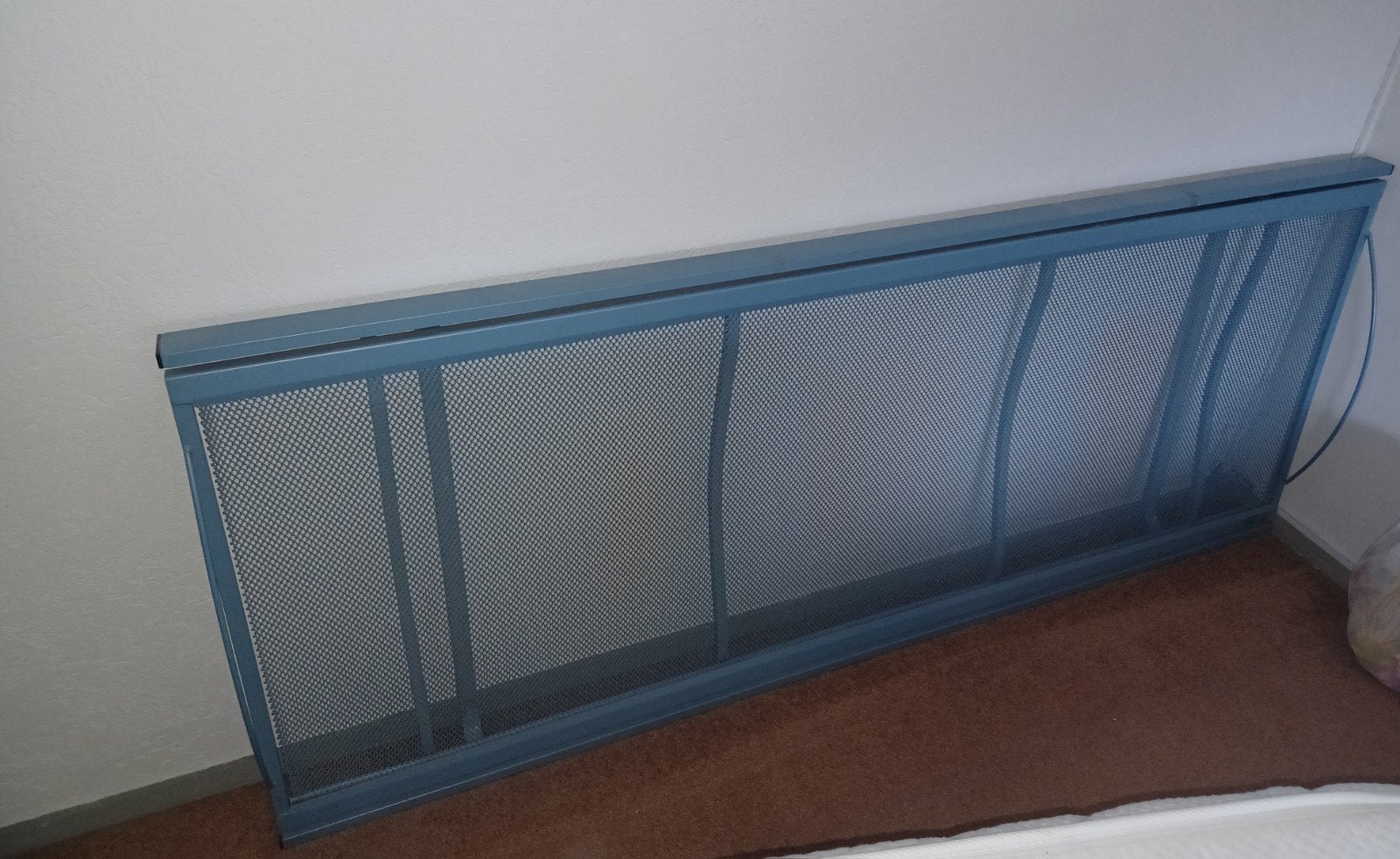 Kuperus spiraalbodem staal vlak incl. poten + matras, Ophalen, Gebruikt, Eenpersoons, 90 cm