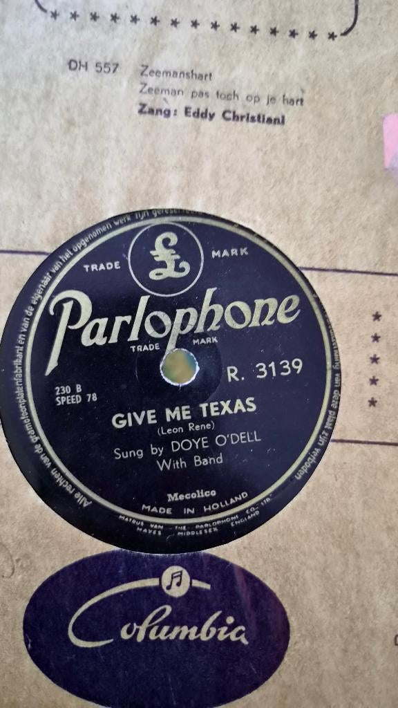 Oude platen pre jaren 60 vinyl, Cd's en Dvd's, Vinyl Singles, Gebruikt, 10 inch, Voor 1960, Overige typen
