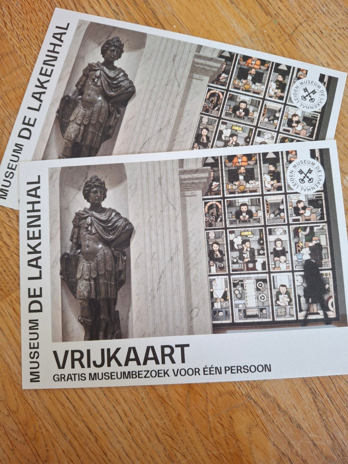2 vrijkaarten De Lakenhal, Twee personen, Ticket of Toegangskaart