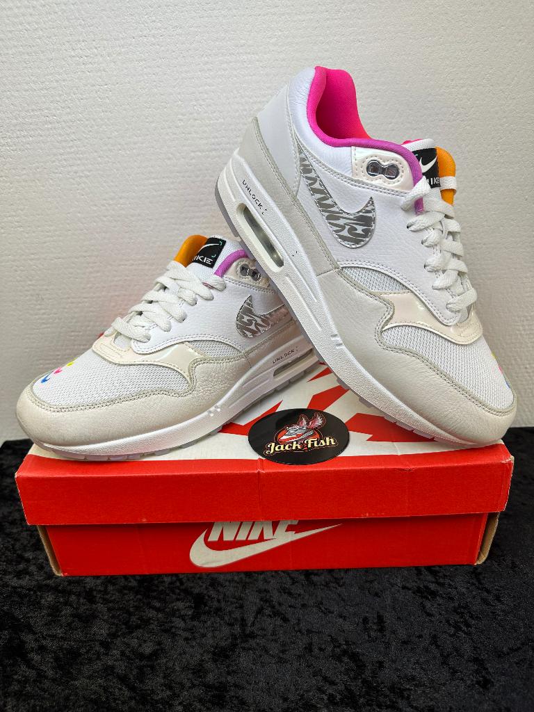 Nike air Max 1 Unlock Your Space - size 41, Overige kleuren, Nieuw, Ophalen of Verzenden, Sneakers of Gympen