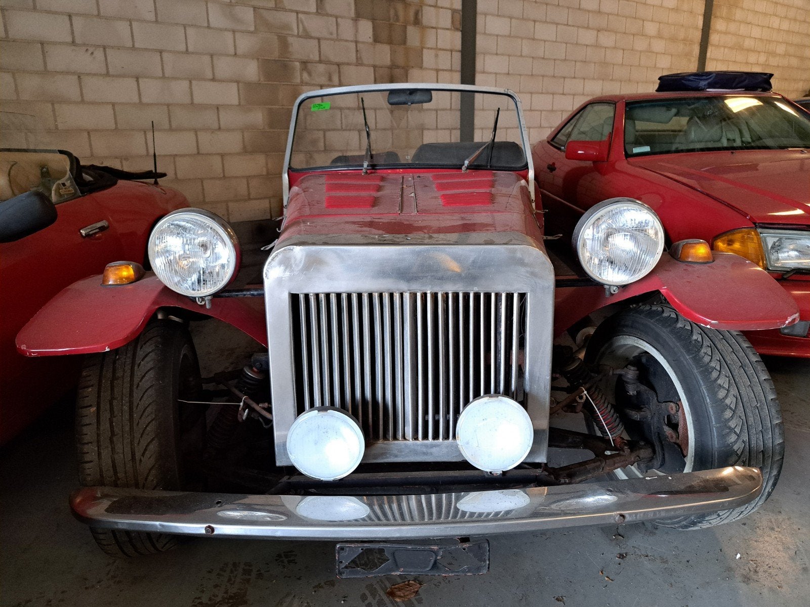 Mooie zeldzame aluminium zelfbouw cabrio/alfo 2000 motor!, Auto's, Oldtimers, Cabriolet, Bedrijf, Handgeschakeld, Te koop