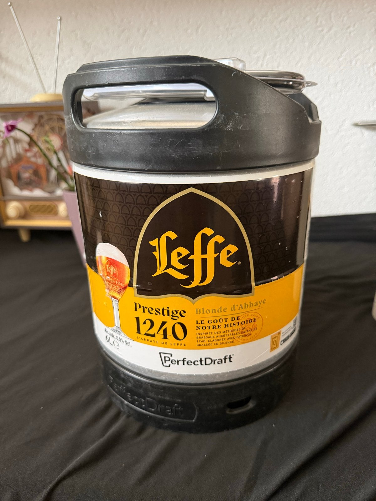 Perfect Draft Pro biertap met Leffe vaatje, Ophalen of Verzenden, Zo goed als nieuw
