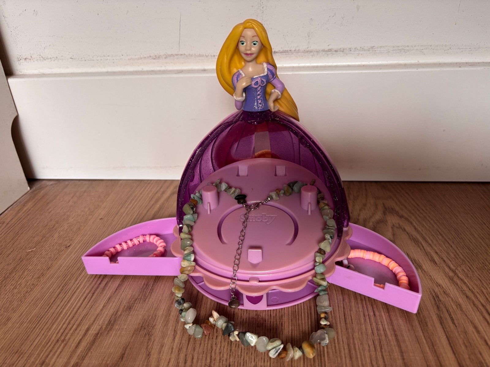 Rapunzel sieradenopbergkistje, Ophalen of Verzenden, Gebruikt, Meisje