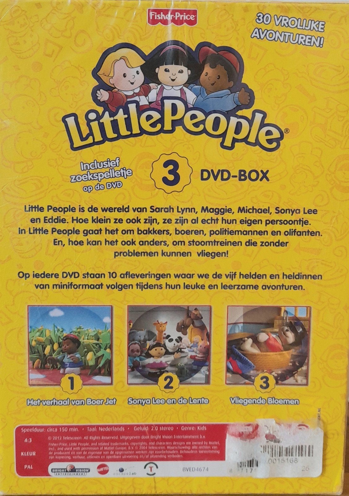 little people 3 dvd box zie foto.pakket 801, Cd's en Dvd's, Dvd's | Kinderen en Jeugd, Alle leeftijden, Ophalen of Verzenden, Zo goed als nieuw