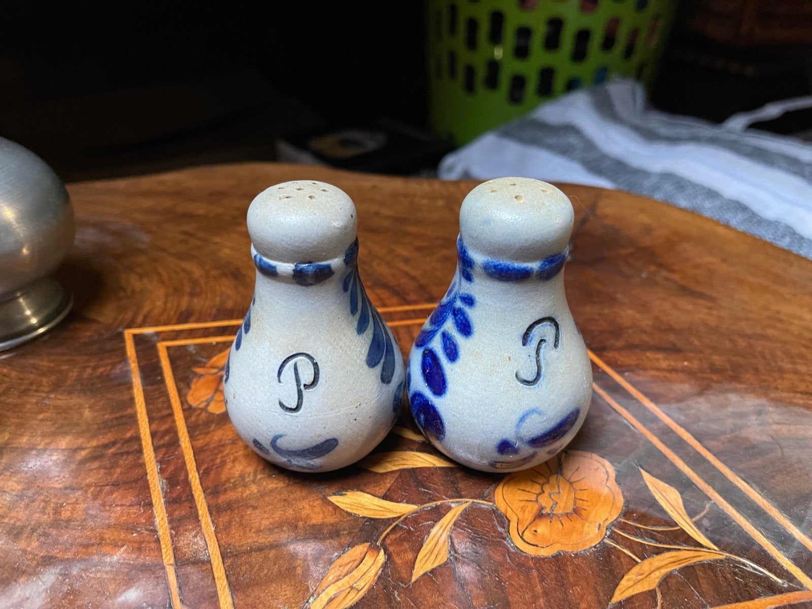 Keulse peper en zout set vintage antiek, Ophalen of Verzenden