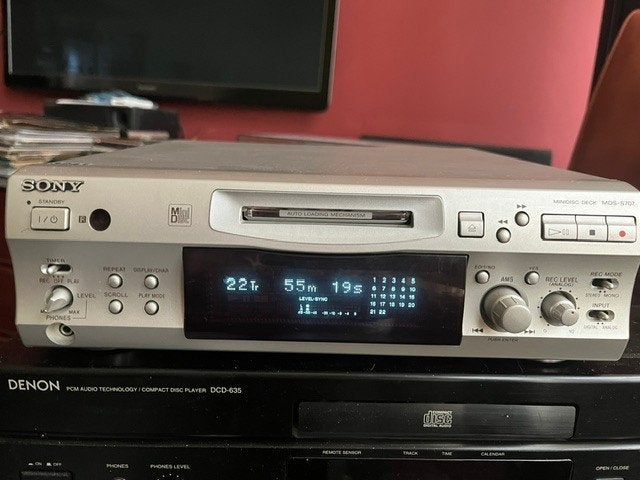 Sony Mini Disc speler/recorder, Ophalen of Verzenden, Minidisc-recorder