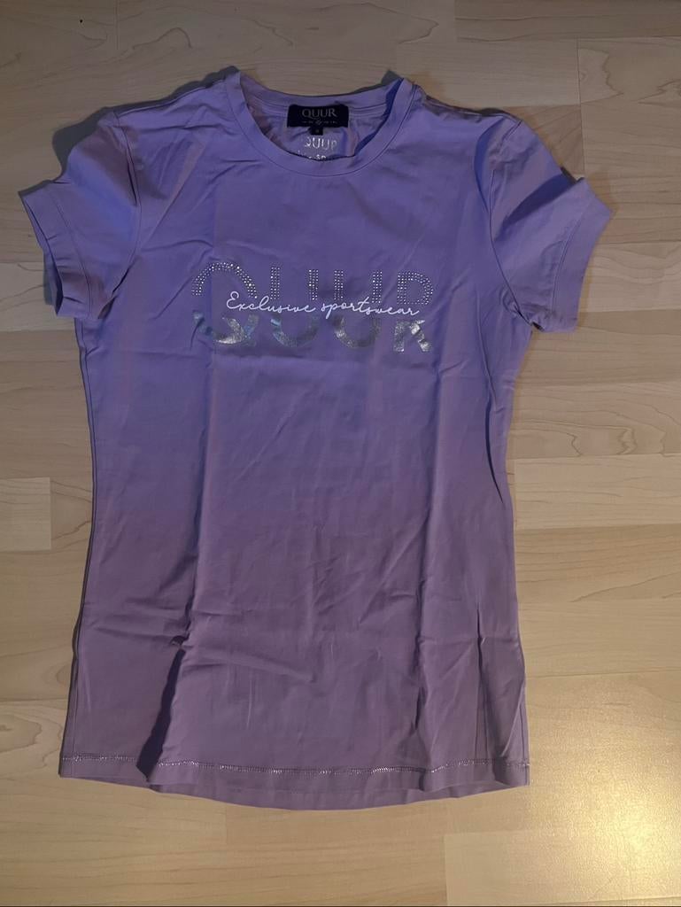 Quur paars paardrijshirt, Dieren en Toebehoren, Paardrijkleding, Ophalen of Verzenden, Zo goed als nieuw, Bovenkleding