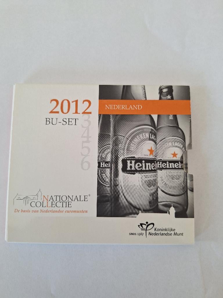NEDERLAND NATONALE BU JAARSET 2012 1ct -E2,00, Postzegels en Munten, Ophalen of Verzenden, Koningin Beatrix, Euro's, Zilver