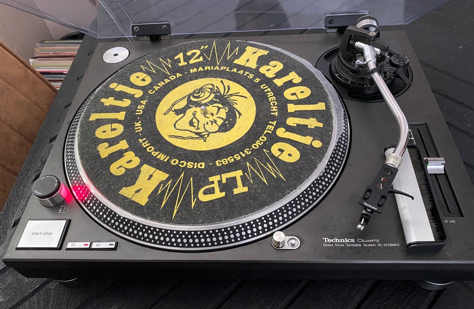 Technics SL-1210 Direct Drive Quartz Platenspeler, Ophalen, Gebruikt, Technics, Pitch-regelaar