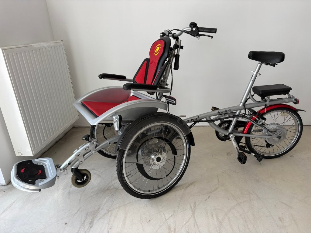 O Pair Van Raam rolstoelfiets XL Heinzmann deelbaar frame, 20 inch of meer, Gebruikt, Versnellingen, Deels opvouwbaar