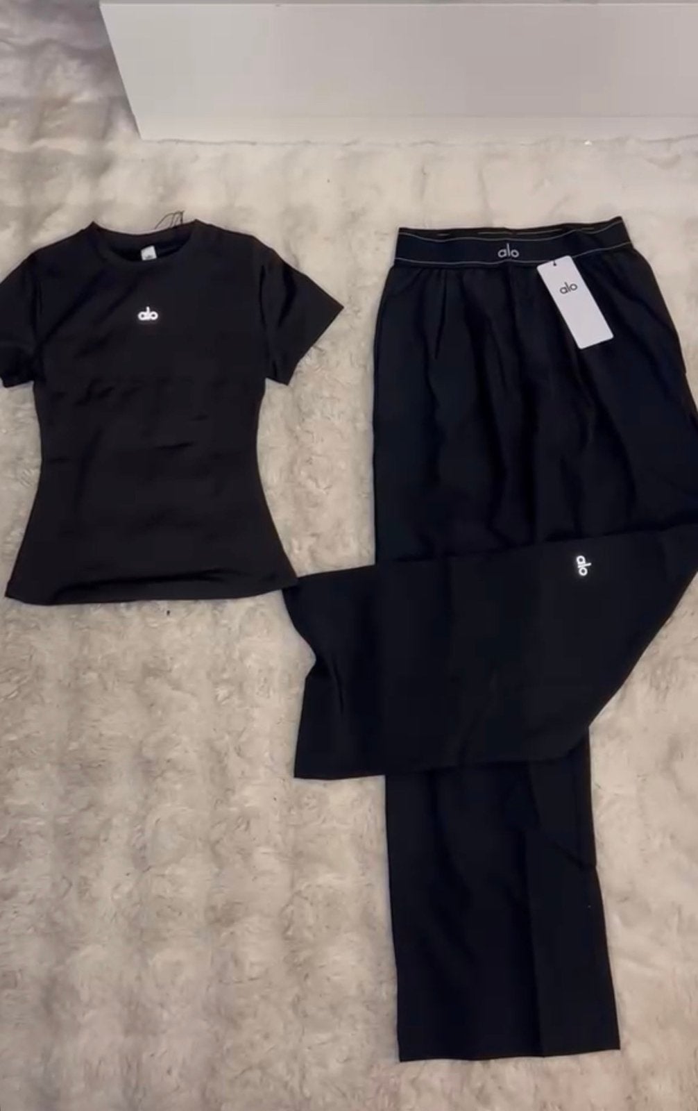 Alo Setjes • S & M, Kleding | Dames, Sportkleding, Verzenden, Zo goed als nieuw, Zwart