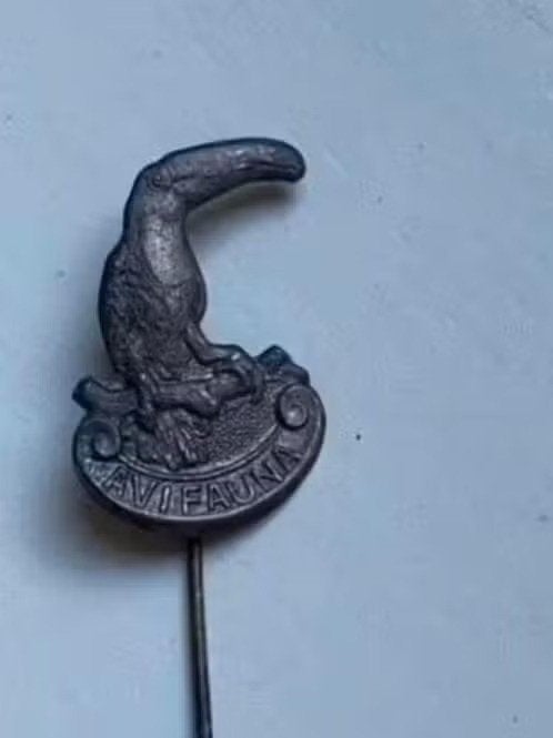 Oud Speldje Avifauna -  Alphen aan de Rijn, Verzamelen, Speldjes, Pins en Buttons, Ophalen of Verzenden, Zo goed als nieuw, Overige onderwerpen