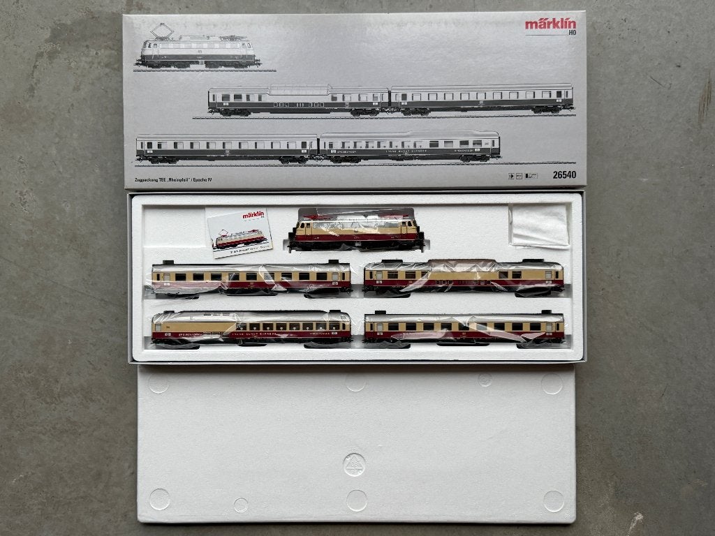 NIEUW Märklin H0 26540 TEE Rheinpfeil IV Trein Set In Doos, Ophalen, Wisselstroom, Treinset, Nieuw