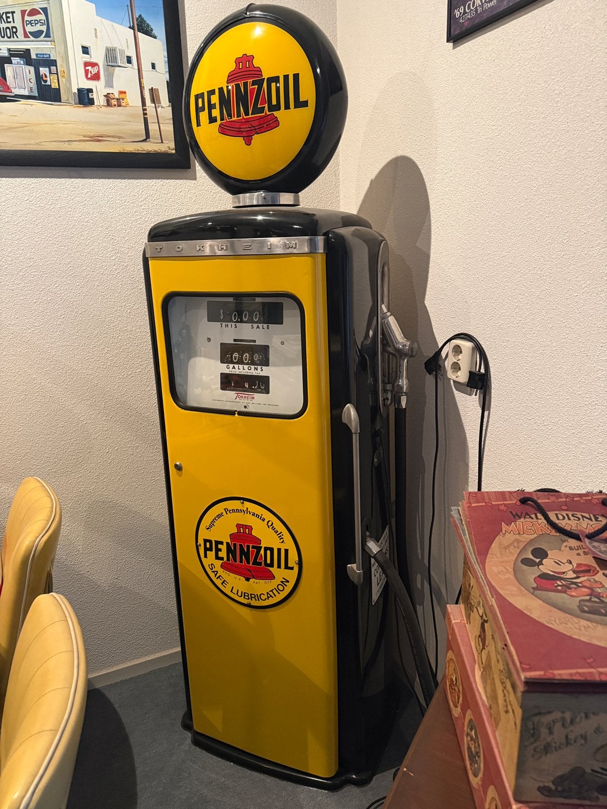 TOKHEIM GASPUMP P-300, Verzamelen, Automaten | Overige, Ophalen, Zo goed als nieuw