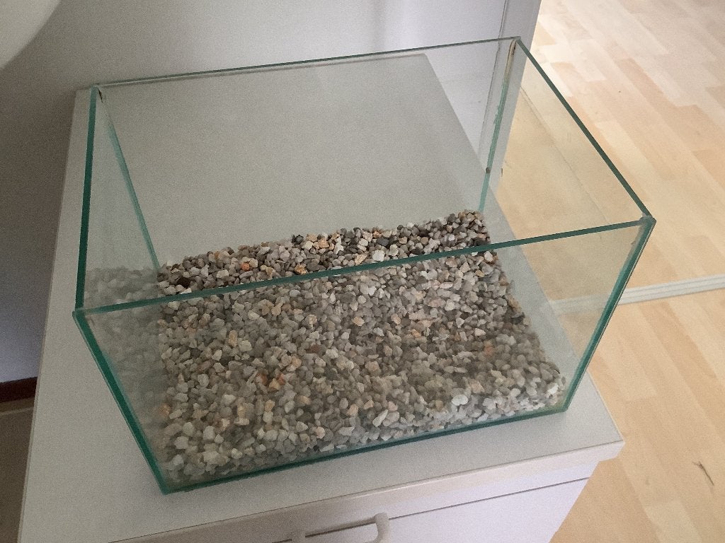 1 aquariumbak, Ophalen, Zo goed als nieuw, Leeg aquarium