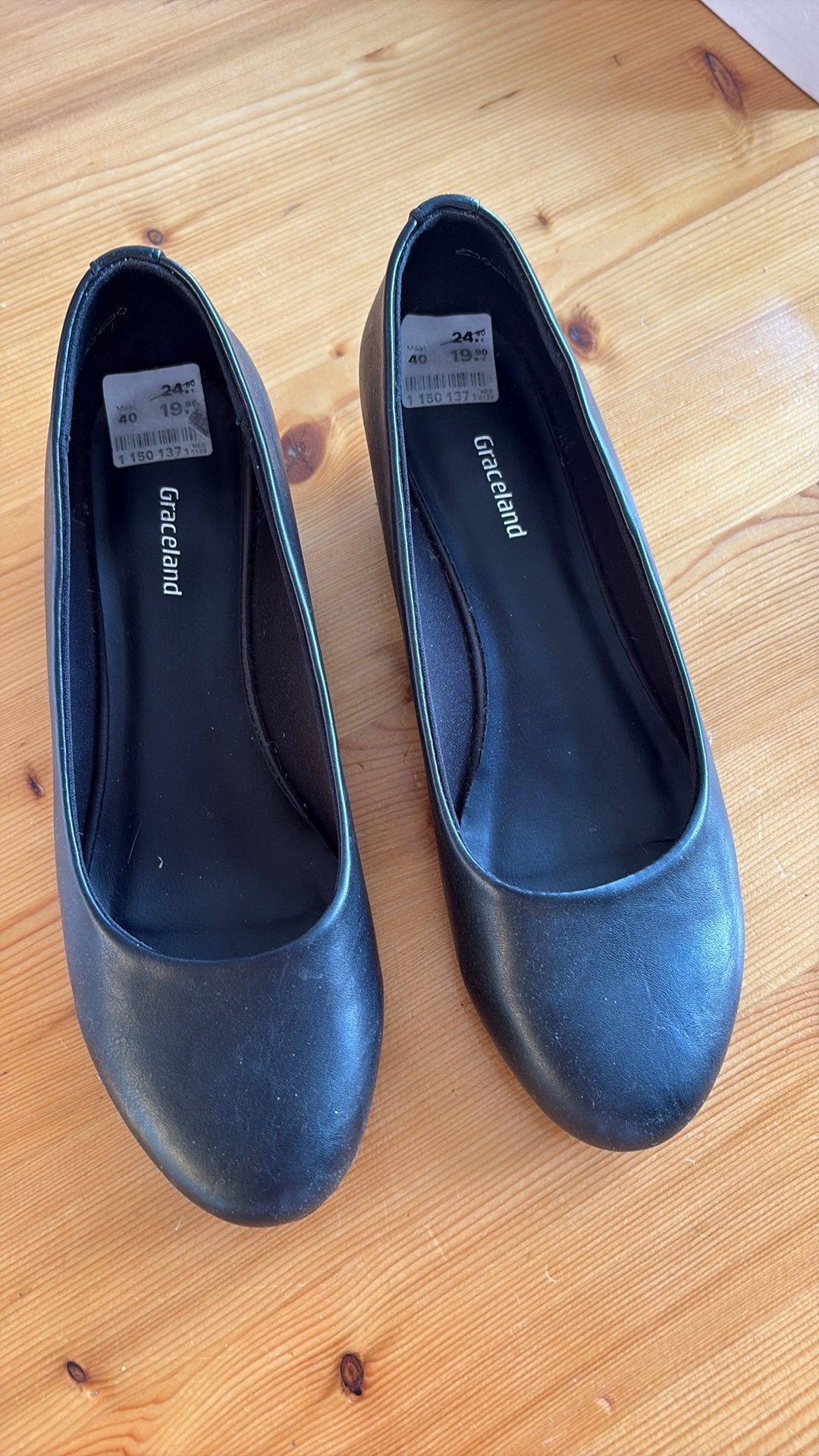 Zwarte pumps maat 40, Zwart, Gedragen, Sandalen of Muiltjes, Ophalen of Verzenden