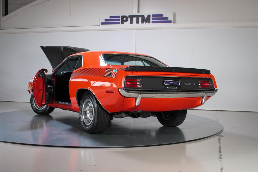 1970 Plymouth AAR 'Cuda | Numbers Matching, Achterwielaandrijving, Zwart, Leder, 5 stoelen
