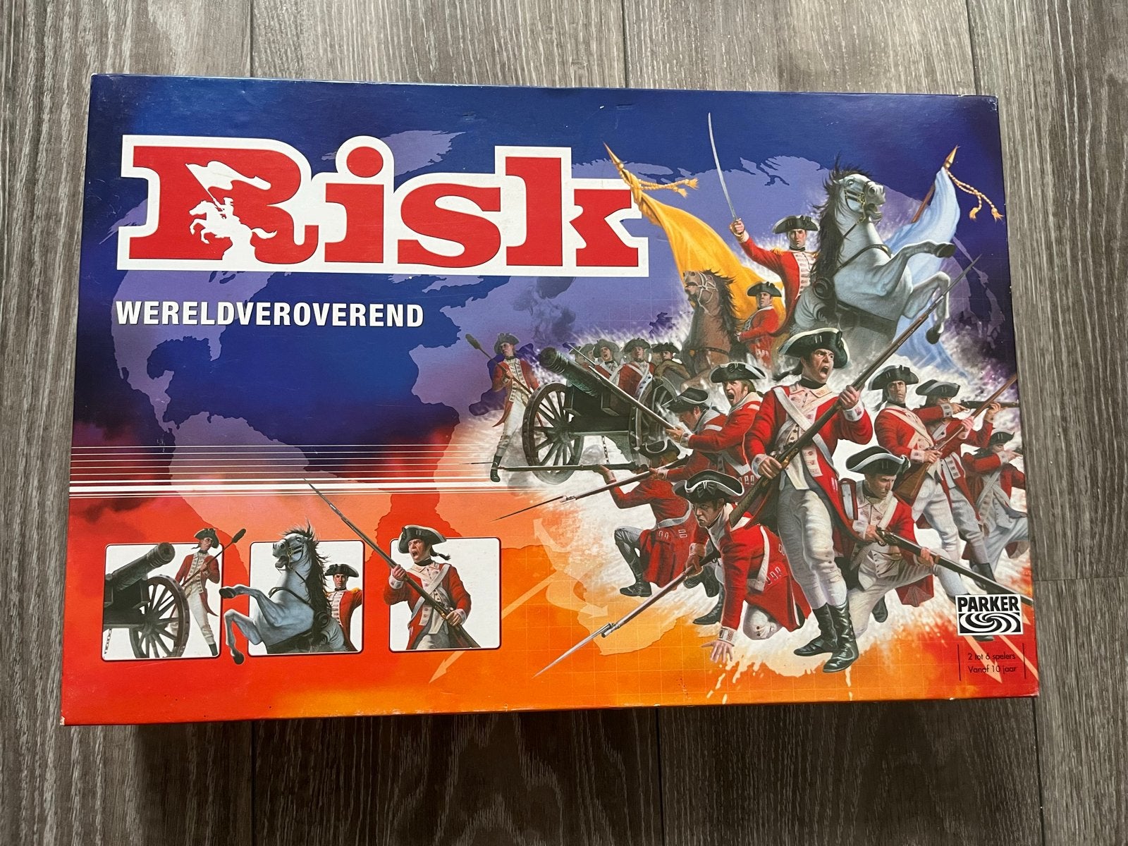 Risk Wereldveroverend Bordspel - Strategisch Oorlogsspel, Drie of vier spelers, Ophalen of Verzenden, Zo goed als nieuw