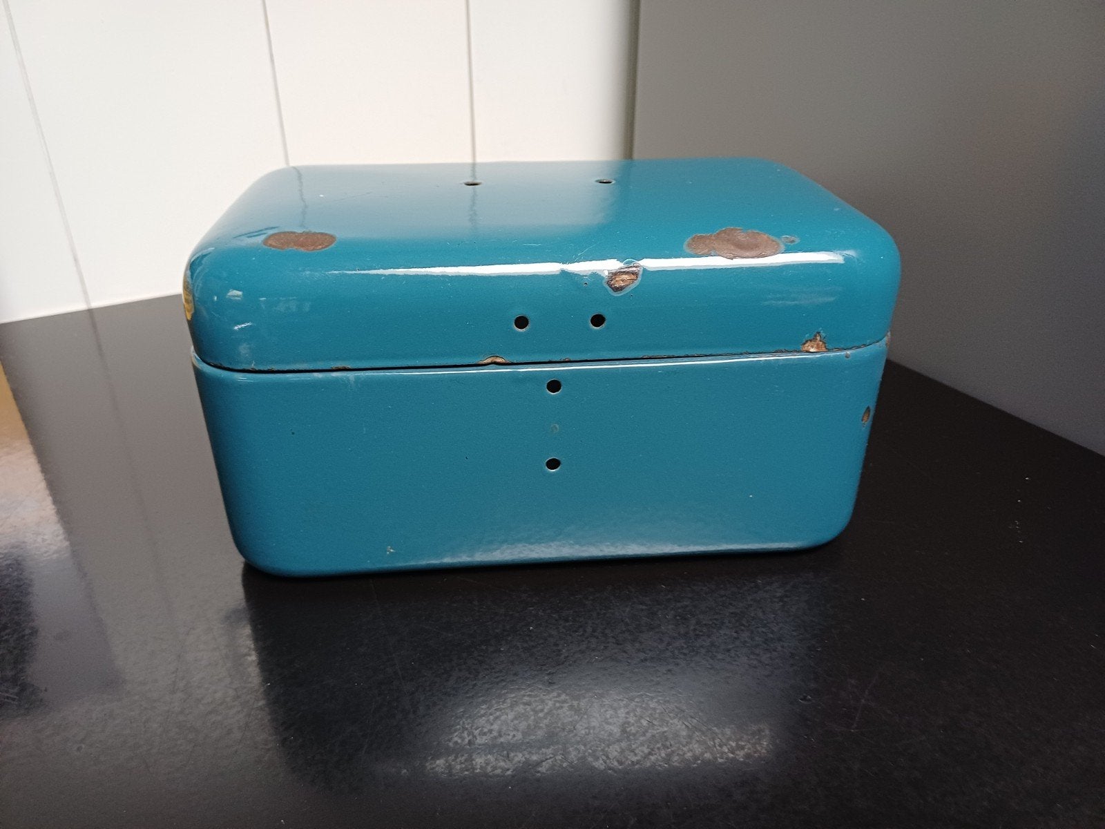 Vintage Emaille Koektrommels, Ophalen of Verzenden