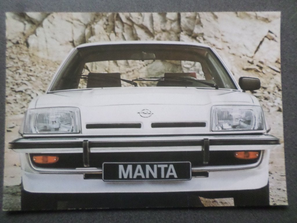 Opel Manta Brochure, Boeken, Ophalen of Verzenden, Zo goed als nieuw, Opel
