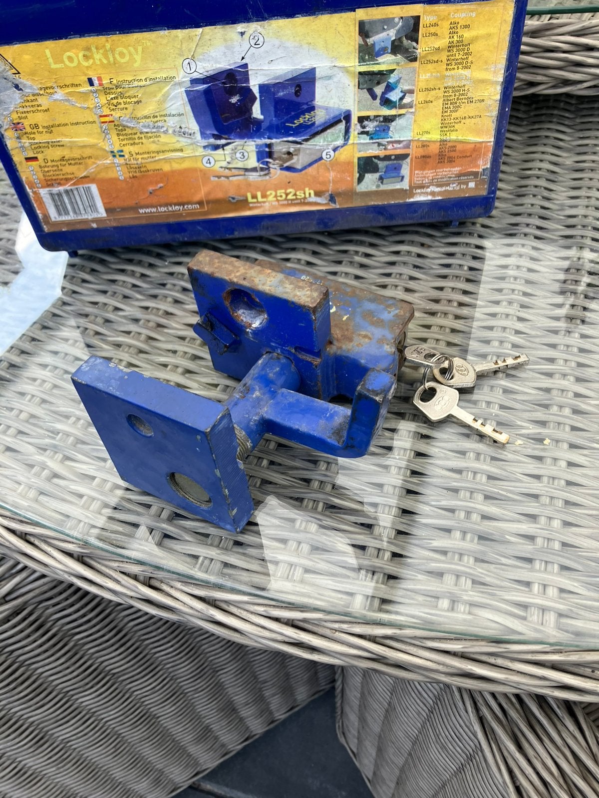 Disselslot voor winterhoff koppeling oa Hobby caravan, Ophalen of Verzenden
