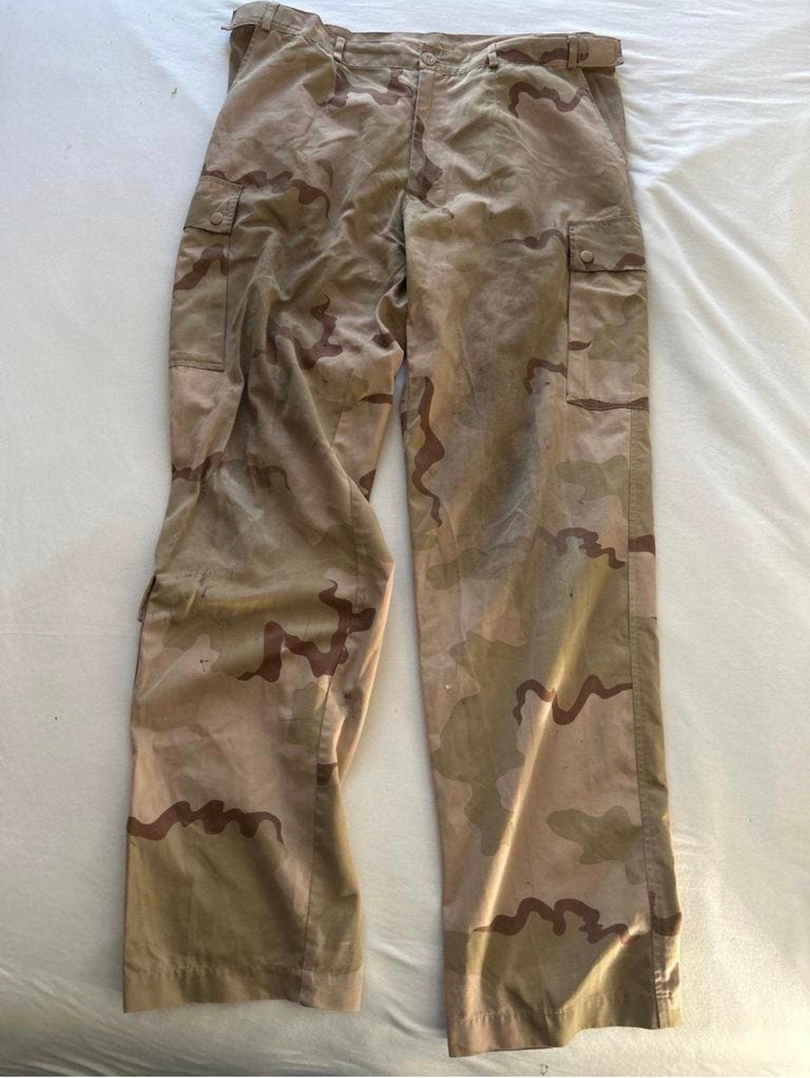 Mooie Desert Woodland Camo Broek - Gebruikt, Ophalen of Verzenden, Landmacht, Nederland, Kleding of Schoenen