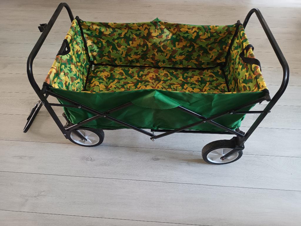 Te huur: lichtgewicht opvouwbare bolderkarren (3 kleuren), Caravans en Kamperen, Info@javena.nl, Opvouwbaar, Ophalen, 4793AB Fijnaart