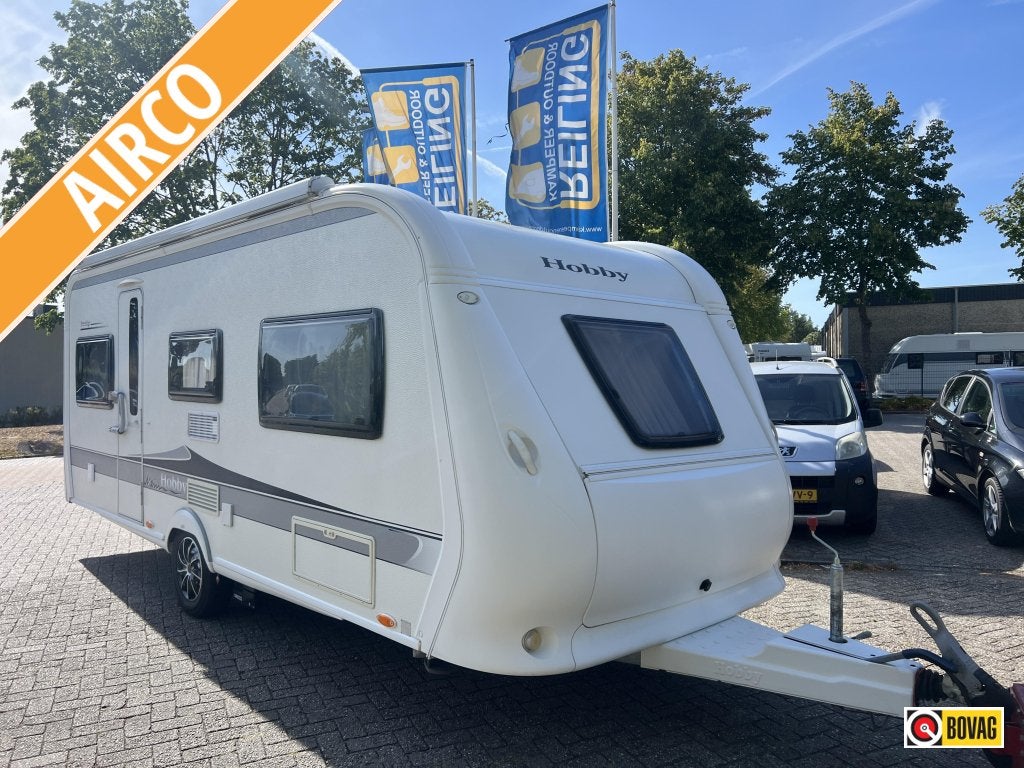 Hobby Prestige 540 UL Luifel, Mover, Airco, Rondzit, Hobby, Bedrijf, 5 tot 6 meter