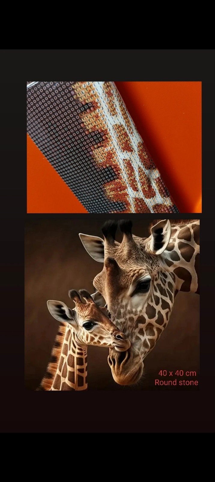diamond painting giraffen, Hobby en Vrije tijd, Ophalen of Verzenden, Nieuw, Knutselwerk