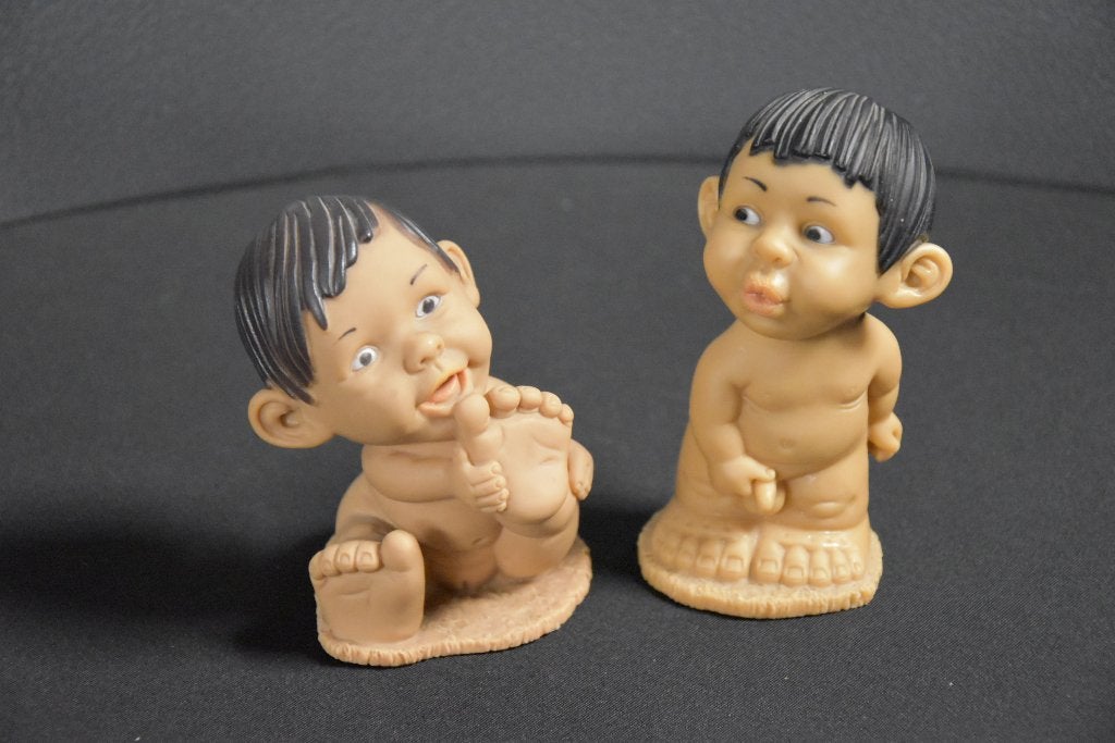 Vintage collectable Joimy figuren boy & girl, Ophalen of Verzenden, Zo goed als nieuw
