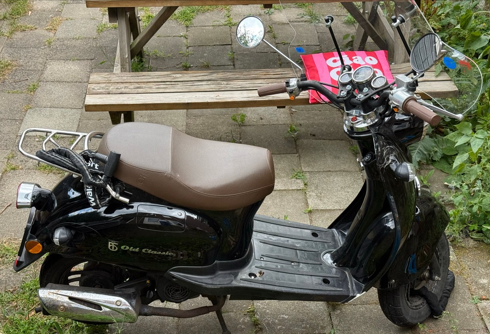 BTC Old Classic Scooter - Zwart, Gebruikt, Ophalen, Gebruikt, Benzine, Overige merken