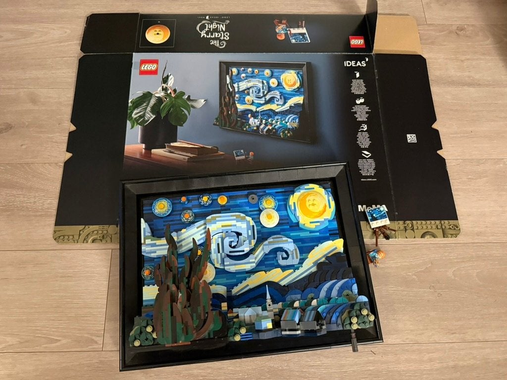 Lego 21333 The Starry Night (Vincent van Gogh) Ideas, Ophalen of Verzenden, Gebruikt