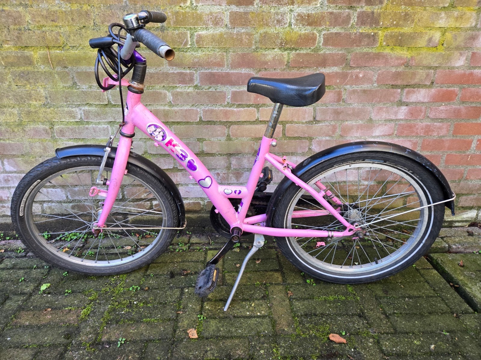 Roze, k3 fiets. 20 inch., Ophalen, Gebruikt, 20 inch