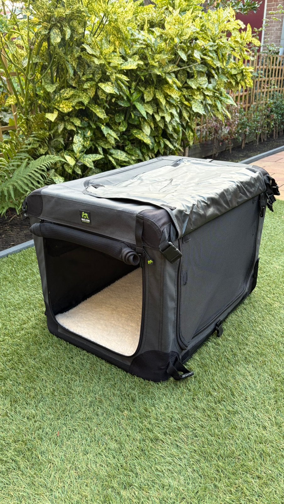 Maelson Reisbench Softkennel 72cm Beige S, Ophalen, Zo goed als nieuw