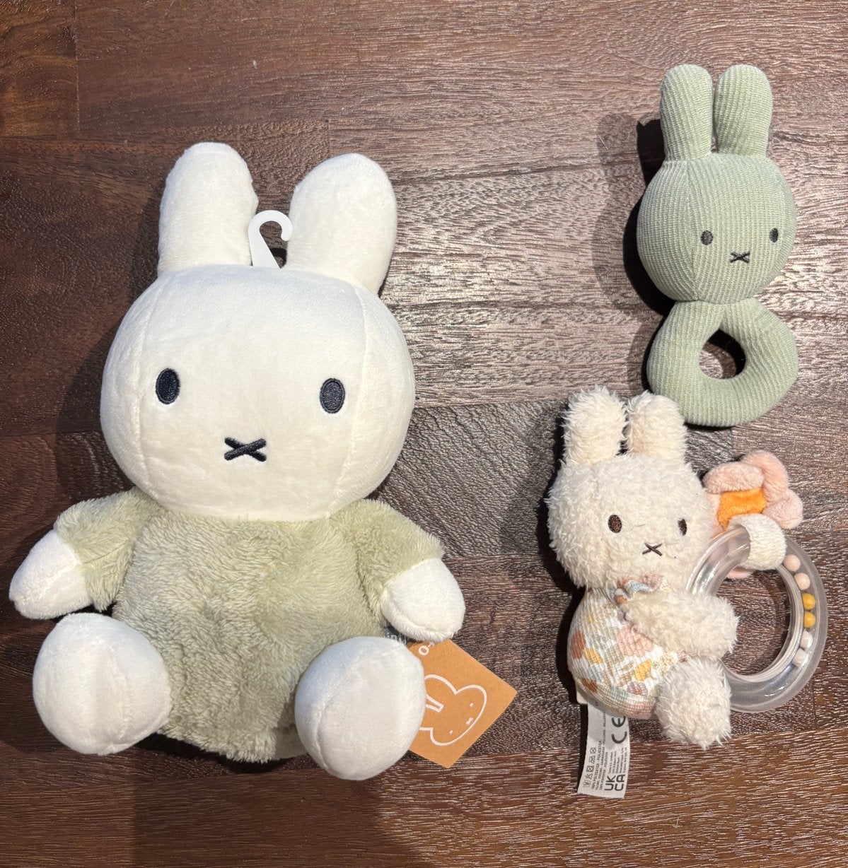 Nijntje knuffels en rammelaars set, Ophalen of Verzenden, Zo goed als nieuw, Rammelaar