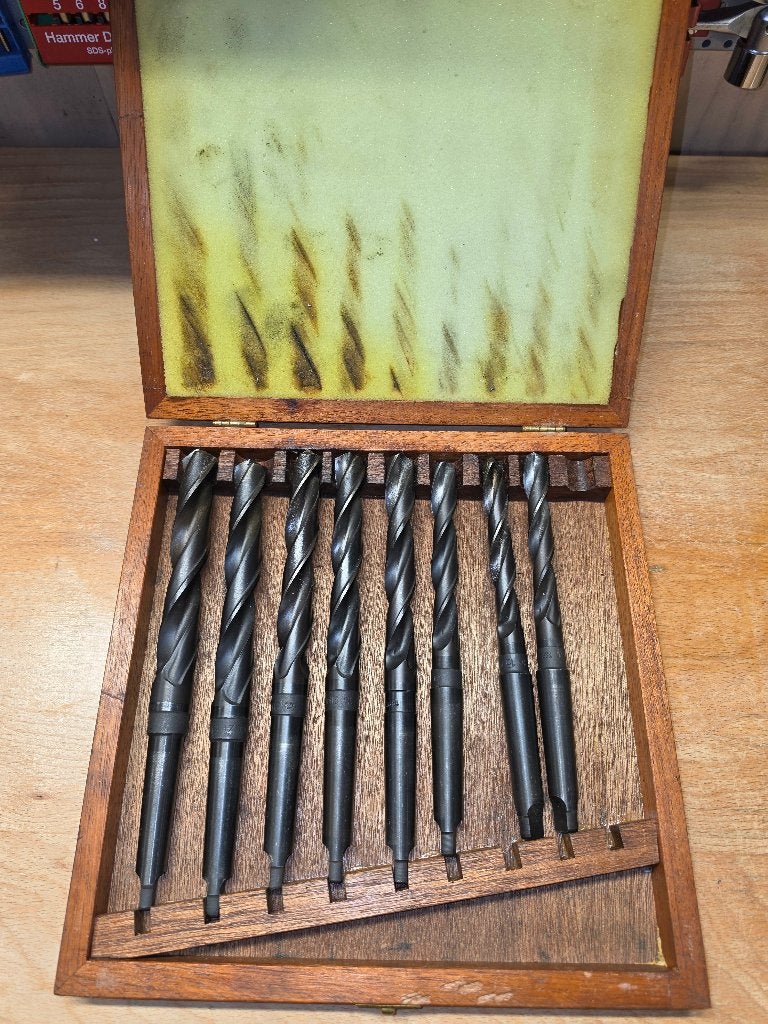 Zbrojovka HSS metaalborenset 8-delig MK2 houten kist MK2, Ophalen of Verzenden, Zo goed als nieuw, Overige typen