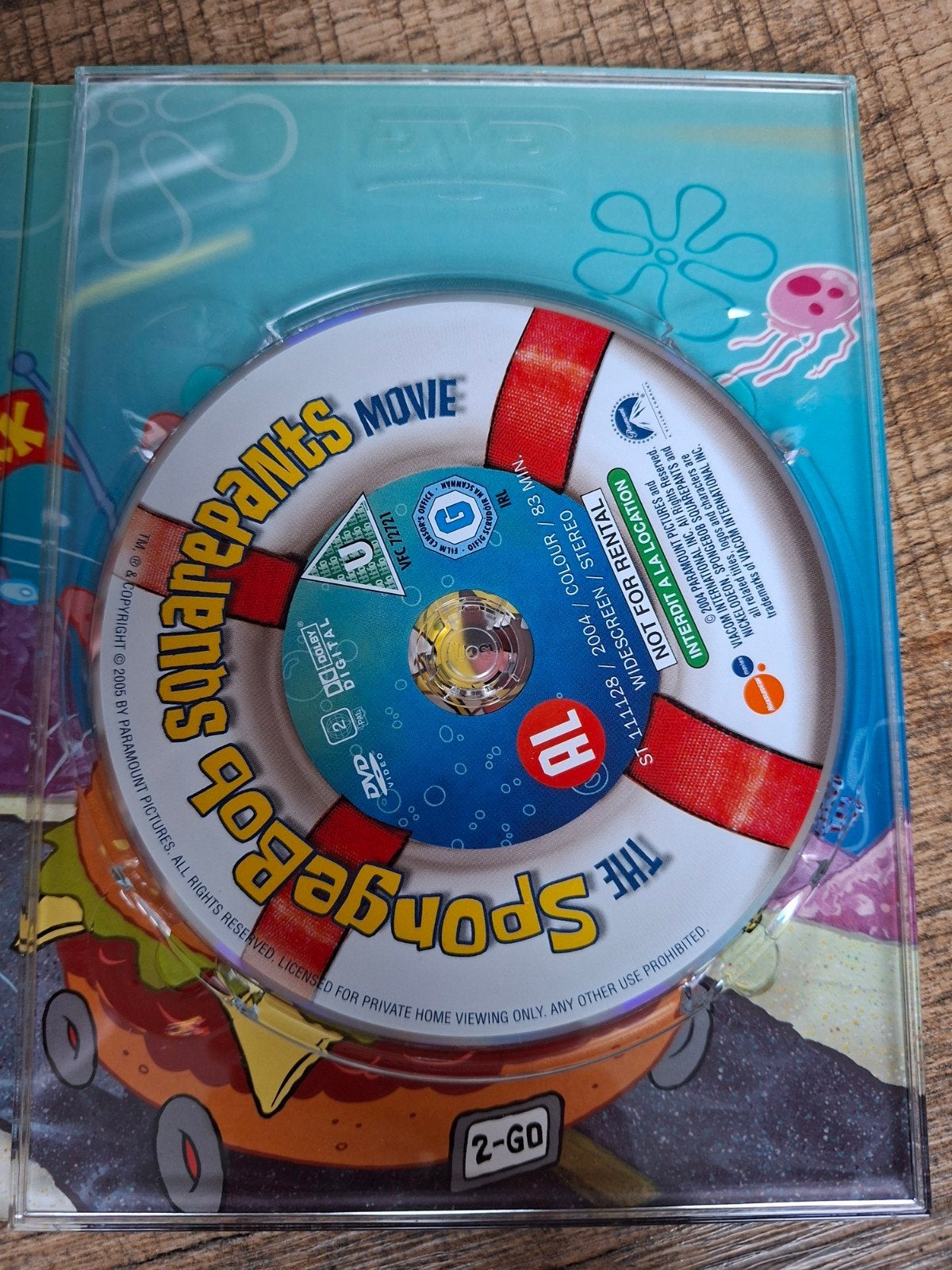 SpongeBob SquarePants De Film DVD - Gebruikt, Cd's en Dvd's, Gebruikt, Animatie, Alle leeftijden, Breedbeeld