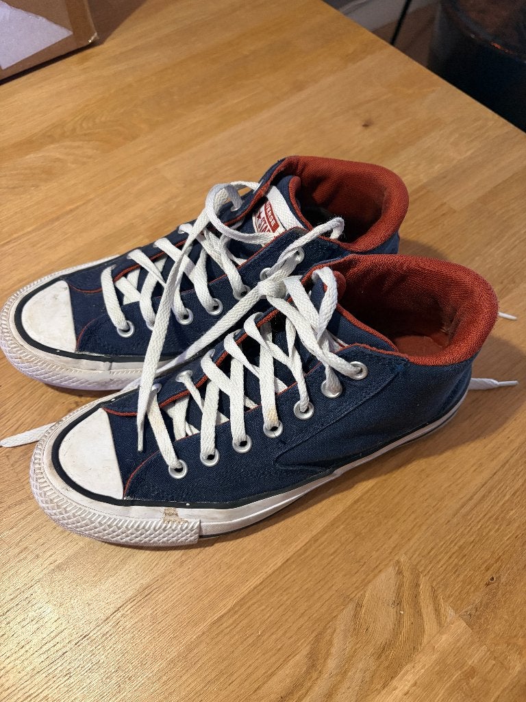 Converse All stars blauw en bruin, Blauw, Converse, Ophalen of Verzenden, Sneakers of Gympen