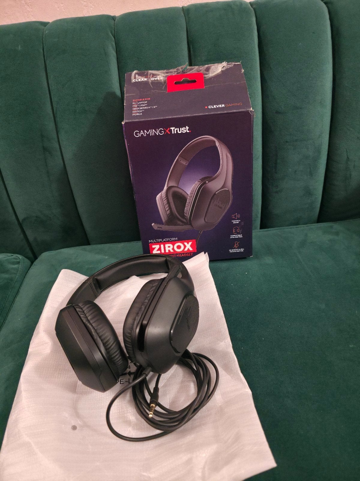 Trust Gaming GXT 415 Zirox Multiplatform Gaming Headset - Zw, Ophalen, Nieuw, Overige merken