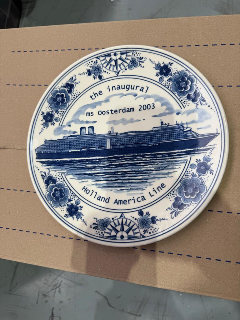 Royal Goedewaagen Holland America Line bord, Ophalen of Verzenden