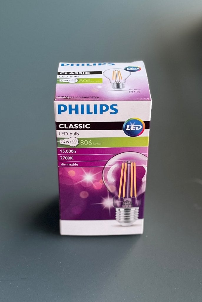 LED Spaarlamp, Philips, Led-lamp, Dimbaar, Nieuw, E27 (groot)
