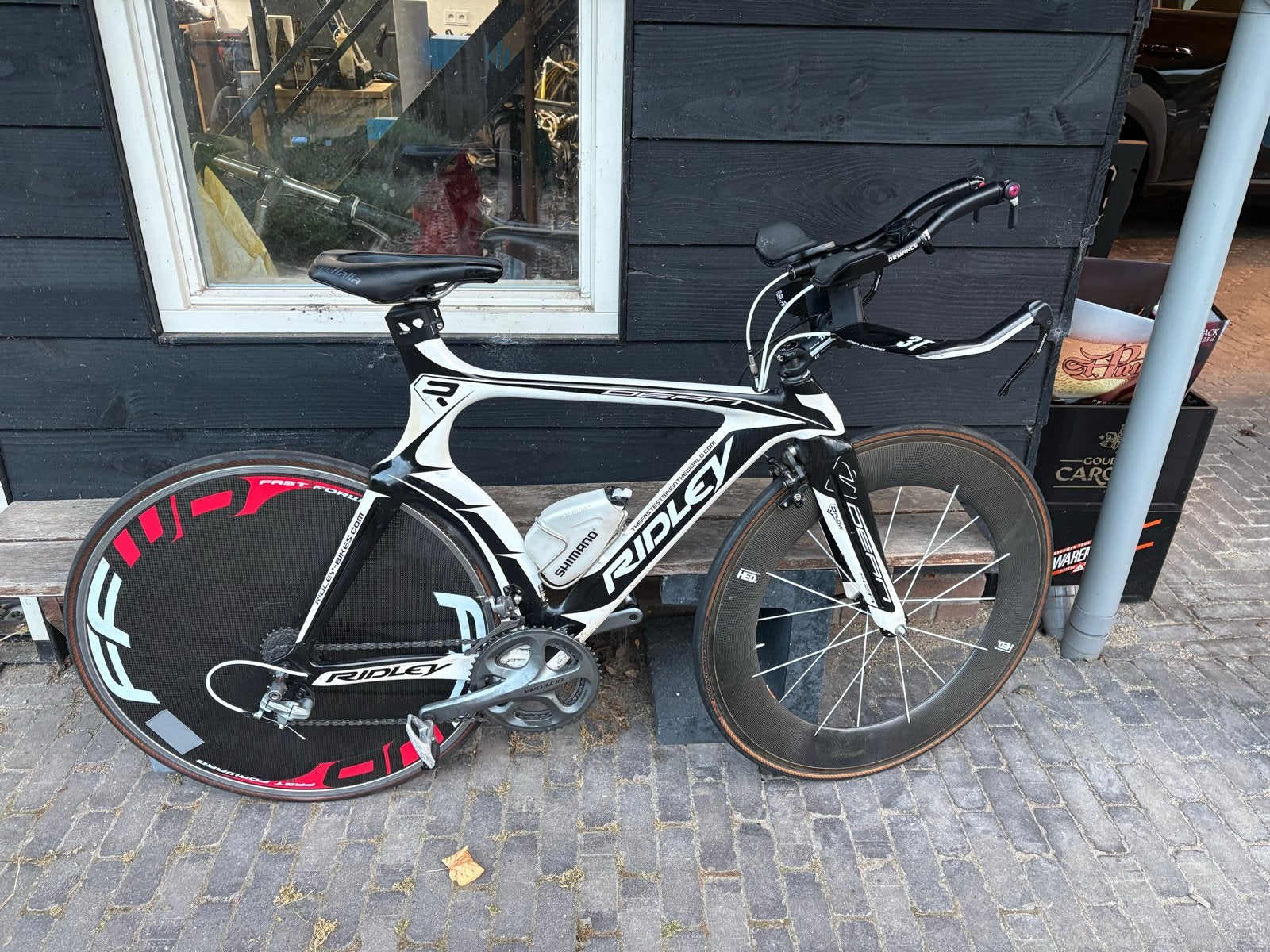 Ridley Tijdritfiets, Overige merken, 28 inch, Carbon, Ophalen of Verzenden